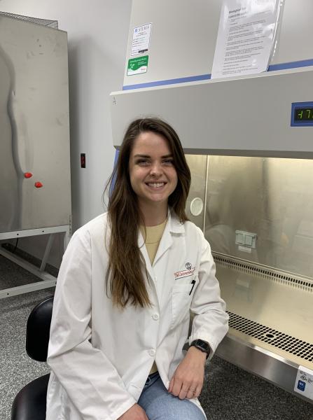 Caroline Page with Dr. Mark Tompkins Lab at UGA with CIDER and the CEIRR Network